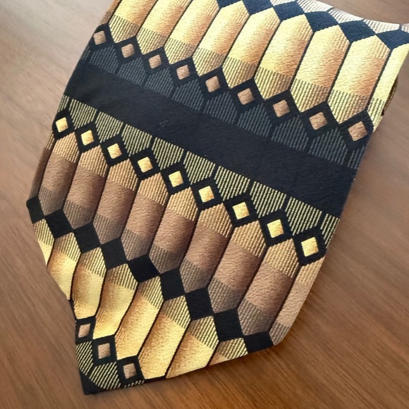 STUNNING Croft & Barrow Mens 100% Silk Tie - Picture 1 of 7